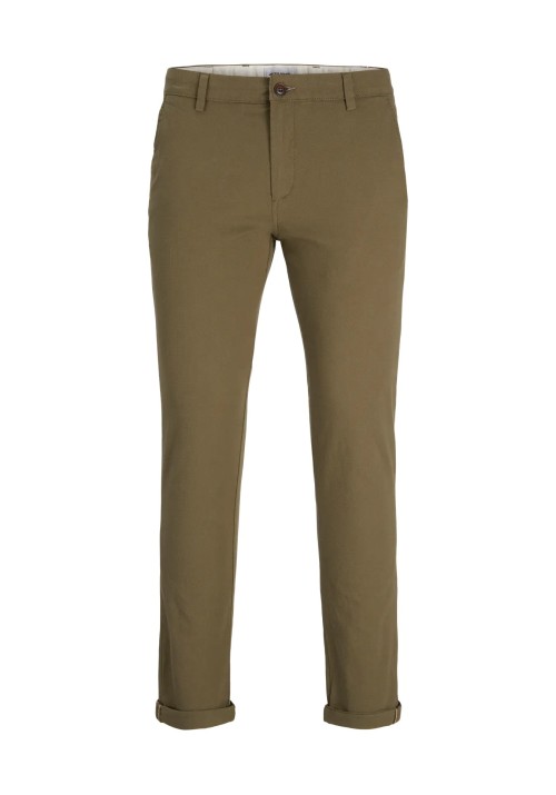 Ανδρικό Παντελόνι Chino Jack & Jones JPSΤMarco Fury Noos 12206198 Olive Night