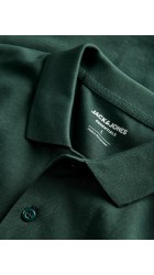 Ανδρική Μπλούζα Polo Jack & Jones JJEBasic Polo SS Noos 12136516 Darkest Spruce Ανδρική Μπλούζα Polo Jack & Jones JJEBasic Polo SS Noos 12136516 Darkest Spruce