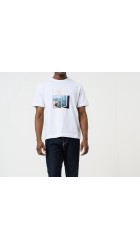 Ανδρικό T-Shirt Jack & Jones Jornorrebro Photo Tee SS Crew Neck LN 12291022 Bright White