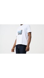 Ανδρικό T-Shirt Jack & Jones Jornorrebro Photo Tee SS Crew Neck LN 12291022 Bright White