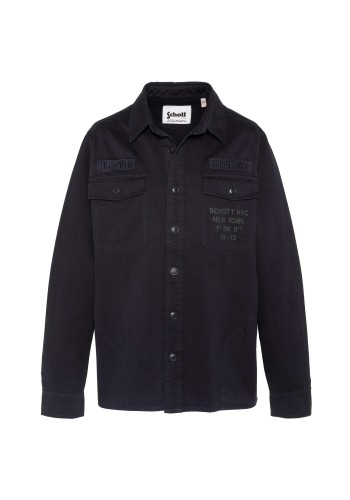 SCHOTT NYC Shstantonbd Surchemise Badges Schott Navy