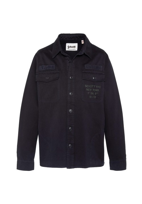 SCHOTT NYC Shstantonbd Surchemise Badges Schott Navy