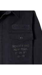 SCHOTT NYC Shstantonbd Surchemise Badges Schott Navy