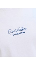 Ανδρικό T-Shirt Jack & Jones JJart Print Tee SS Crew Neck 12288095 Λευκό