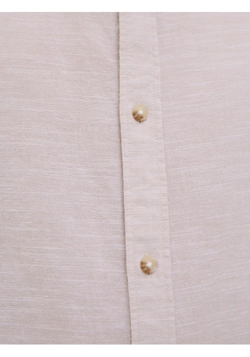 Ανδρικό Πουκάμισο Λινό Jack & JonesJJESUMMER SHIRT SS SN  12269329 Crockery