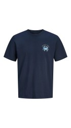 Ανδρικό T-Shirt Jack & Jones Jorocean Tee SS Crew Neck 12295034 Sky Captain