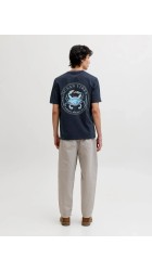 Ανδρικό T-Shirt Jack & Jones Jorocean Tee SS Crew Neck 12295034 Sky Captain