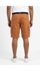 Ανδρική Βερμούδα Cargo Petrol M-1060-SHO500-2122 Πορτοκαλί
