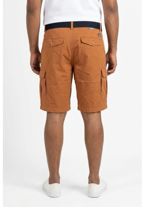 Ανδρική Βερμούδα Cargo Petrol M-1060-SHO500-2122 Πορτοκαλί