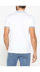 Ανδρική Μπλούζα Polo Carrera jeans 819A/75A-001 Λευκό