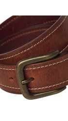Ανδρική Ζώνη Δερμάτινη Jack & Jones Jaccreta Leather Belt Styd 12278339 Cognac
