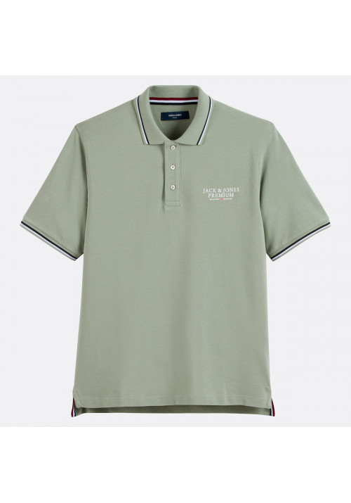 Ανδρική Μπλούζα Polo Jack & Jones JPRBluarcie SS Polo SG 12228843 Iceberg Green