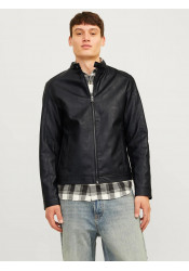 Ανδρικό Μπουφάν Δερματίνη JJEDylan Clean PU Jacket Noos 12261195 Μαύρο Ανδρικό Μπουφάν Δερματίνη JJEDylan Clean PU Jacket Noos 12261195 Μαύρο