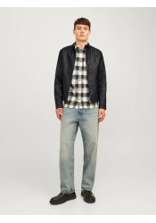 Ανδρικό Μπουφάν Δερματίνη JJEDylan Clean PU Jacket Noos 12261195 Μαύρο Ανδρικό Μπουφάν Δερματίνη JJEDylan Clean PU Jacket Noos 12261195 Μαύρο
