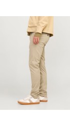 Ανδρικό Παντελόνι Chino Jack & Jones  JPTMarco Arthur Chino SN 12260904-4 Plaza Taupe