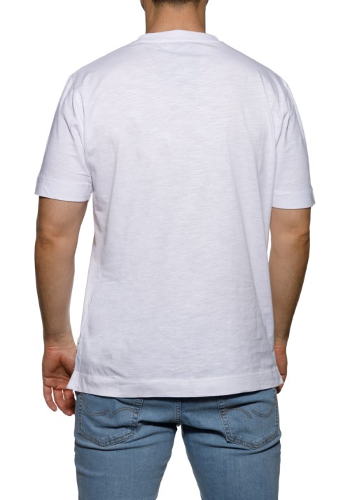 Ανδρικό T-Shirt Hamaki-Ho TE266H-BL White