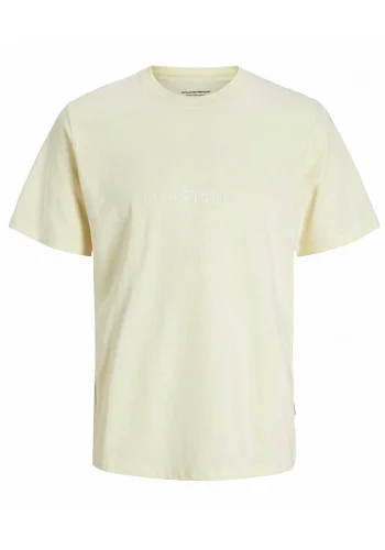 Ανδρικό T-Shirt Jack & Jones Jorvarenna Branding Tee SS Crew Neck 12273163 Antique White