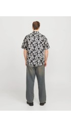 Ανδρικό Πουκάμισο Jack & Jones Jorjoshua Split Aor Shirt  12271089 Μαύρο