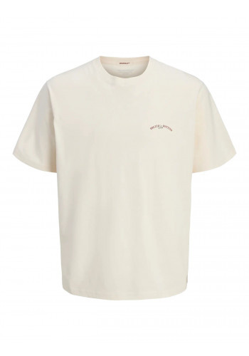 Ανδρικό T-Shirt Jack & Jones Jorhydra Cutout Tee Crew Neck 12277582 Antique White