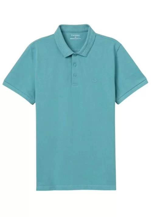 Ανδρική Μπλούζα Polo Tiffosi Manning 10050806-757 Τurquoise Βlue