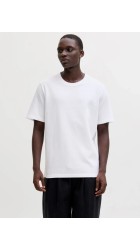 Ανδρικό T-Shirt Jack & Jones JPrblaethan SS Logo Tee SN 12292340 Bright White