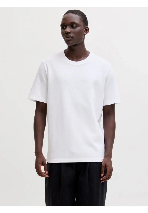 Ανδρικό T-Shirt Jack & Jones JPrblaethan SS Logo Tee SN 12292340 Bright White