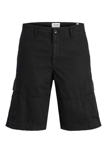 Ανδρική Βερμούδα Cargo Jack & Jones JPSTCole Mateo Gargo Short Mid SN 12274389 Black