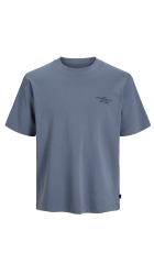 Ανδρικό T-Shirt Jack & Jones JPRBlachad Branding SS Crew Neck Tee SN 12259357 Flint Stone