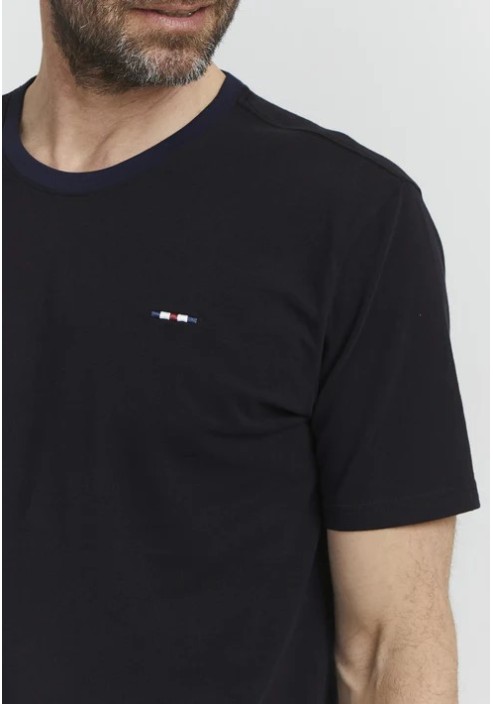 Ανδρικό T-Shirt FQ1924 Tom SS 21900414-193911 Μαύρο
