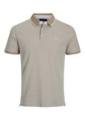 Ανδρική Μπλούζα Polo Jack & Jones JJEPaulos Polo SS Noos 12136668 Crockery Ανδρική Μπλούζα Polo Jack & Jones JJEPaulos Polo SS Noos 12136668 Crockery