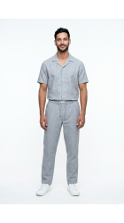 Ανδρικό Λινό Παντελόνι Jack & Jones Jpstace Breeze Jogger SN 12229699 Blue Indigo