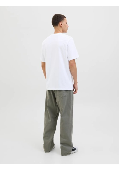 Ανδρικό T-Shirt Jack & Jones Jortavira Branding Tee SS Crew Neck 12276944 Λευκό