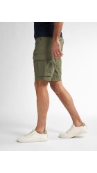 Ανδρική Βερμούδα Cargo Petrol M-1050-SHO500-6134 Dusty Army