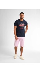 Ανδρική Βερμούδα Chino Petrol M-1050-SHO501-3169 Ice Pink