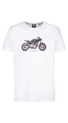 Ανδρικό T-Shirt Petrol M-1050-TSR671-000 Λευκό