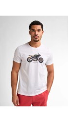 Ανδρικό T-Shirt Petrol M-1050-TSR671-000 Λευκό