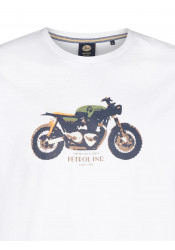 Ανδρικό T-Shirt Petrol M-1050-TSR671-000 Λευκό
