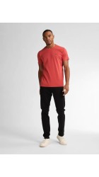 Ανδρικό T-Shirt Petrol M-ROS-TSR-002-3064 Cranberry