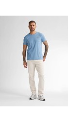 Ανδρικό T-Shirt Petrol M-ROS-TSR-002-5187 Pale Blue