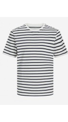 Ανδρικό T-Shirt Jack & Jones JJEOrganic Basic Tee SS O-Neck Noos 12156101 Cloud Dancer-Navy Blazer Ανδρικό T-Shirt Jack & Jones JJEOrganic Basic Tee SS O-Neck Noos 12156101 Cloud Dancer-Navy Blazer