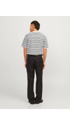 Ανδρικό T-Shirt Jack & Jones JJEOrganic Basic Tee SS O-Neck Noos 12156101 Cloud Dancer-Navy Blazer Ανδρικό T-Shirt Jack & Jones JJEOrganic Basic Tee SS O-Neck Noos 12156101 Cloud Dancer-Navy Blazer