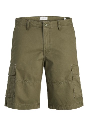 Ανδρική Βερμούδα Cargo Jack & Jones JPSTCole Mateo Gargo Short Mid SN 12274389 Olive Night