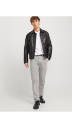 Ανδρικό Παντελόνι Chino Jack & Jones  JPSTollie Franco Chino W Belt 12269356 Ultimate Grey
