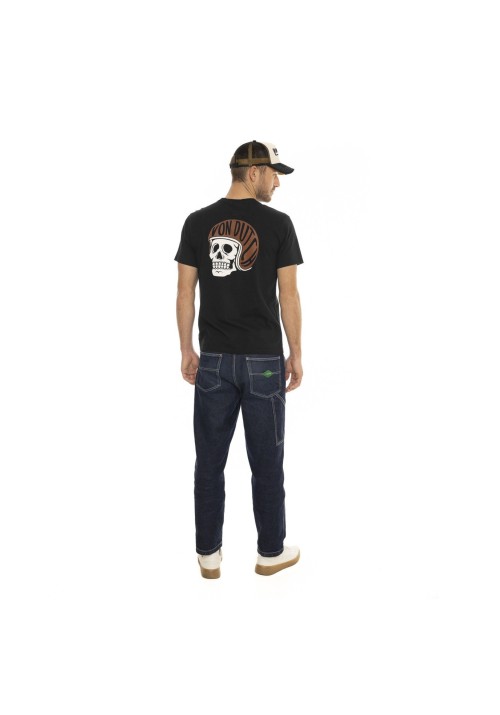 Ανδρικό T-Shirt Von Dutch VD/1/TR/Bones/NR Μαύρο