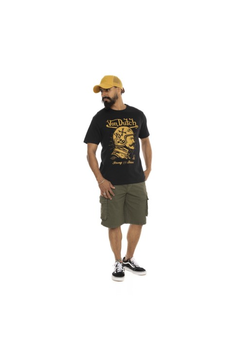 Ανδρικό T-Shirt Von Dutch VD/1/TR/Musta/NR Μαύρο