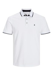 Ανδρική Μπλούζα Polo Jack & Jones JJEPaulos Polo SS Noos 12136668 Λευκή Ανδρική Μπλούζα Polo Jack & Jones JJEPaulos Polo SS Noos 12136668 Λευκή
