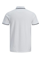 Ανδρική Μπλούζα Polo Jack & Jones JJEPaulos Polo SS Noos 12136668 Λευκή Ανδρική Μπλούζα Polo Jack & Jones JJEPaulos Polo SS Noos 12136668 Λευκή