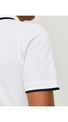 Ανδρική Μπλούζα Polo Jack & Jones JJEPaulos Polo SS Noos 12136668 Λευκή