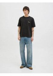 Ανδρικό T-Shirt Jack & Jones Jorhydra Cutout Tee Crew Neck 12277582 Μαύρο Ανδρικό T-Shirt Jack & Jones Jorhydra Cutout Tee Crew Neck 12277582 Μαύρο