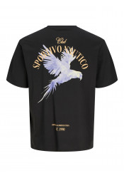 Ανδρικό T-Shirt Jack & Jones Jorhydra Cutout Tee Crew Neck 12277582 Μαύρο Ανδρικό T-Shirt Jack & Jones Jorhydra Cutout Tee Crew Neck 12277582 Μαύρο